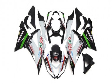 ABS Kits Carenado Kawasaki ZX6R 2013-2018 - Blanco Negro