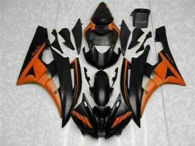 ABS Kits Carenado Yamaha R6 2006-2007 - Naranja Negro