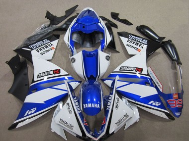 ABS Plástica Yamaha R1 2012-2014 - Azul Blanco