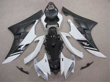 ABS Plástico Yamaha R6 2006-2007 - Blanco Negro