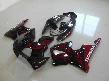 ABS Plásticos Honda CBR 900 RR 919 1998-1999 - Negro Rojo