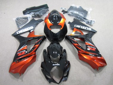 ABS Plásticos Suzuki GSXR 1000 K7 2007-2008 - Negro Naranja