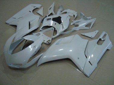 Carenado Ducati 848 1098 1198 2007-2014 - Brillante Blanco