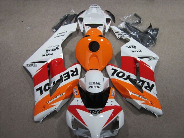 Carenado Honda CBR 1000 RR 2004-2005 - Blanco Naranja Repsol