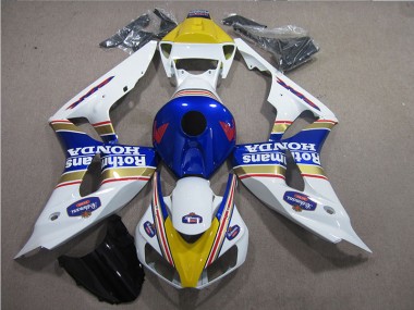 Carenado Honda CBR 1000 RR 2006-2007 - Blanco Azul Rothmans