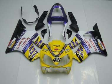 Carenado Honda CBR 600 F4i 2001-2003 - Amarillo Blanco Nastro Azzurro