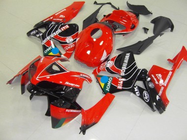 Carenado Honda CBR 600 RR 2005-2006 - Rojo Negro Jomo