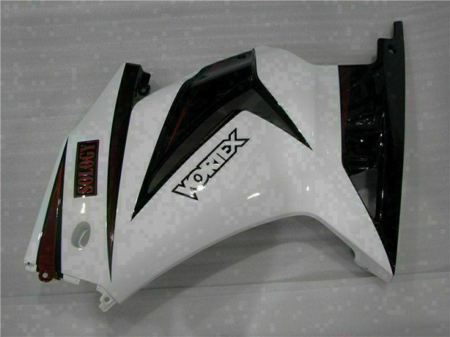 Carenado Kawasaki EX250 2008-2012 - Blanco Negro