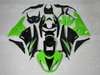 Carenado Kawasaki ZX6R 2009-2012 - Negro Verde 636