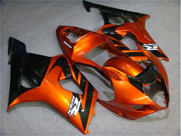 Carenado Suzuki GSXR 1000 K3 2003-2004 - Naranja Negro