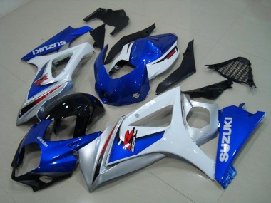 Carenado Suzuki GSXR 1000 K7 2007-2008 - Blanco Azul