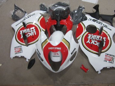 Carenado Suzuki GSXR 1300 Hayabusa 1996-2007 - Blanco Lucky Strike Motul