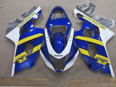 Carenado Suzuki GSXR 600 K4 2004-2005 - Azul Blanco Amarillo