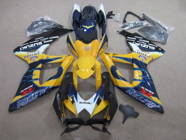 Carenado Suzuki GSXR 600 K8 2008-2010 - Azul Amarillo Corona Extra