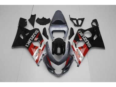 Carenado Suzuki GSXR 750 K4 2004-2005 - Negro Rojo