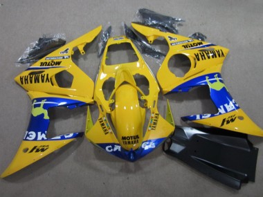 Carenado Yamaha R6 2003-2005 - Amarillo Motul