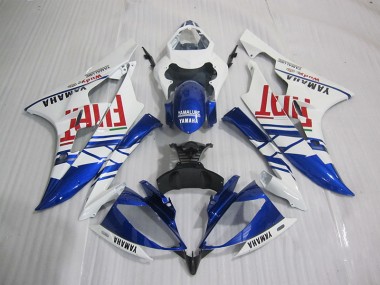 Carenado Yamaha R6 2006-2007 - Azul Blanco Fiat