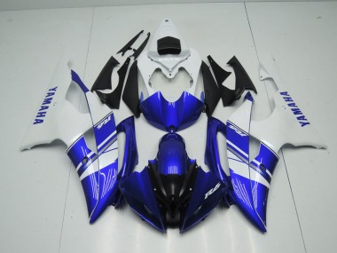 Carenado Yamaha R6 2008-2016 - Azul Blanco Estilo OEM