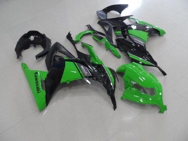 Carrocería Kawasaki ZX 300R 2013-2016 - Negro Verde