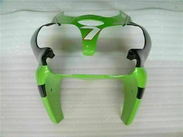 Inyección Kit Carenado Kawasaki ZX6R 2000-2002 - Verde Negro