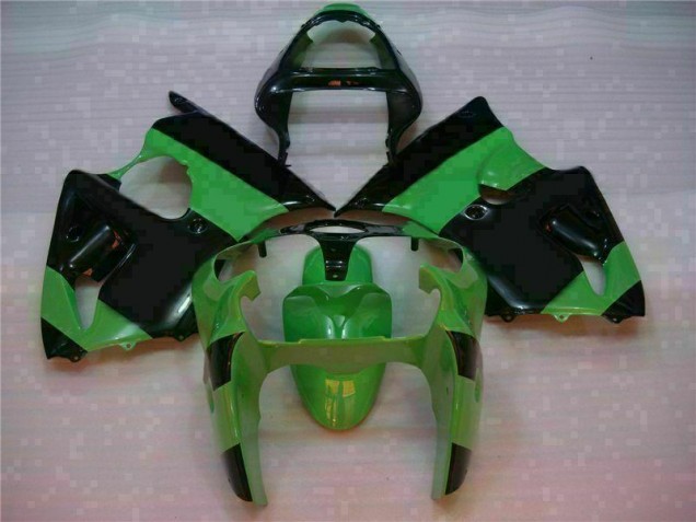 Kit Carenado Inyección Kawasaki ZX6R 2000-2002 - Verde Negro