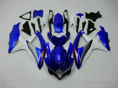 Kits Completo Carenado Suzuki GSXR 600 / 750 K8 2008-2010 - Azul Blanco