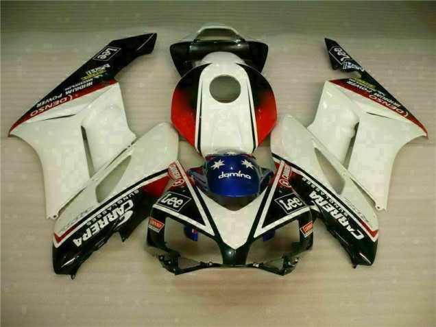 Plástico Honda CBR 1000 RR 2004-2005 - Blanco Negro