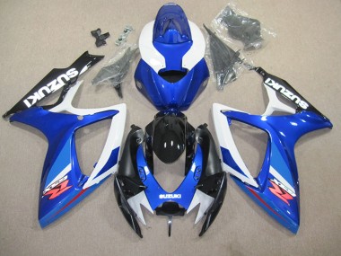 Plástico Suzuki GSXR 600 K6 2006-2007 - Azul Blanco